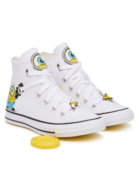 Plátěnky Converse Minions Chuck Taylor All Star bílá