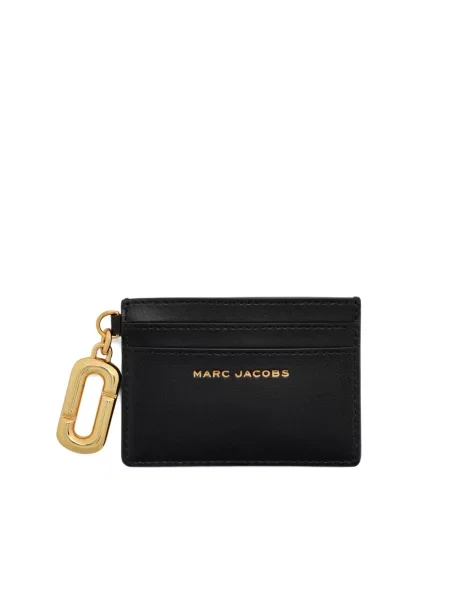 Portfel Marc Jacobs skórzany czarny