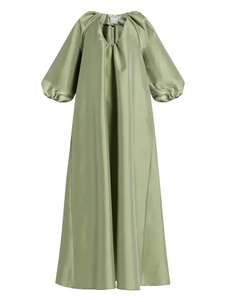 Rochie maxi Bernadette de costum verde
