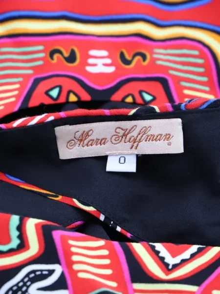 Rochie mini Mara Hoffman cu imagine de costum roșu