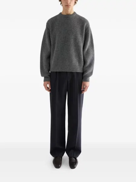 Μάλλινος πουλόβερ Jil Sander γκρι