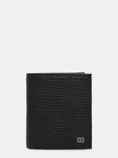 Tommy Hilfiger De piele portofel TH FLAG negru