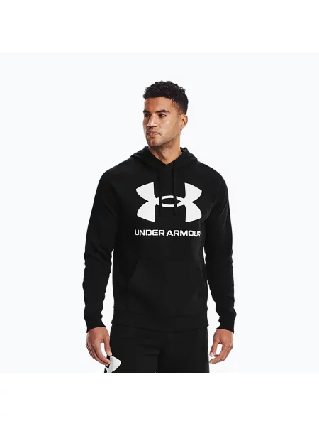 Mikina Under Armour Rival Fleece Big Logo Hd black černá