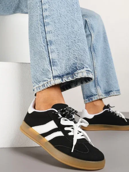 Sneakers Lorlevia Negru cu alb