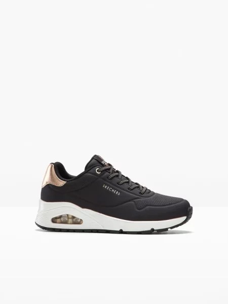 Sneakersy Skechers z pianką memory czarne