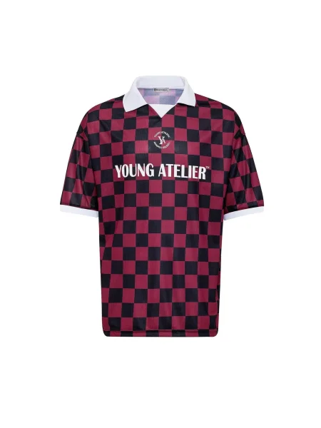 Dandalo Tricou roșu bordeaux / negru alb