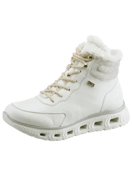 Sneakerși Rieker alb