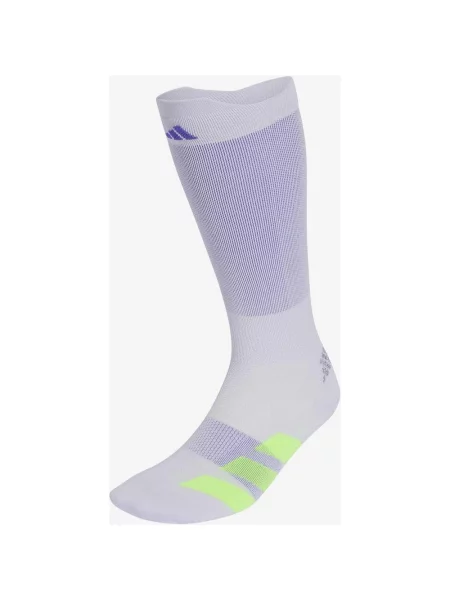 Skarpety do biegania adidas Adizero Calf fioletowy S zielony