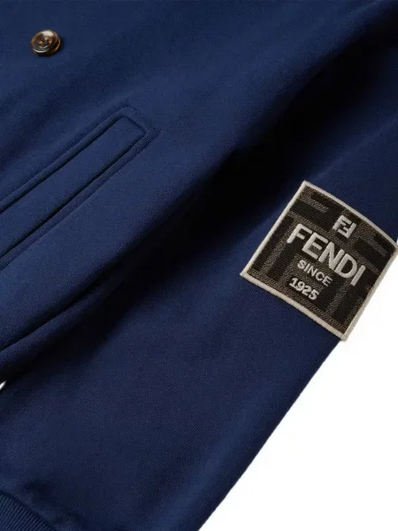 Kurtka dziecięca Fendi niebieska