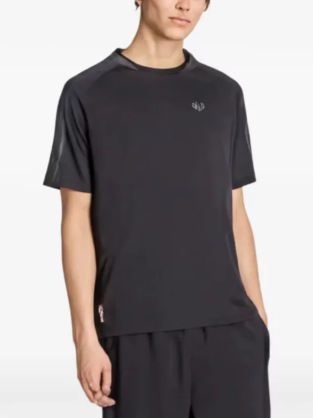 Scurt tricou Adidas din piele de căprioară alergare alb