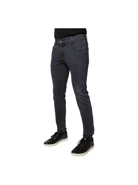 Skinny jeansy skinny Dolce And Gabbana szare
