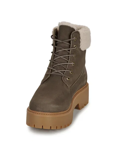 Pantofi Timberland streetstyle cu strasuri kaki
