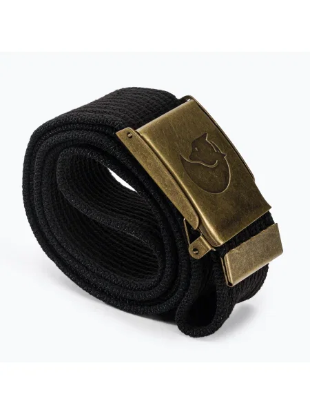 Колан Fjällräven Canvas Brass черен