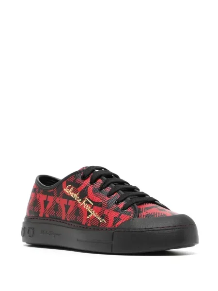 Sneakerși Ferragamo roșu