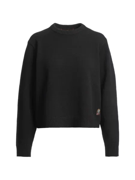 Pulover Parajumpers cu decolteu rotund negru