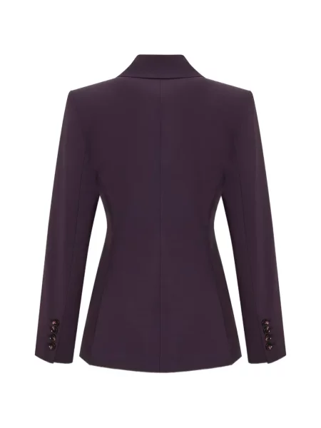 Sacou Occleus cu două rânduri de nasturi violet