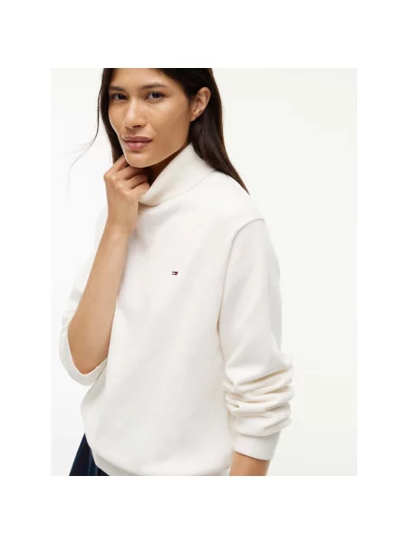 Geacă de blugi Tommy Jeans alb