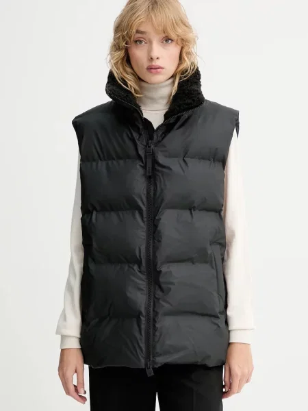 Безрукавка Rains Alta Vision Puffer Vest зимова чорний
