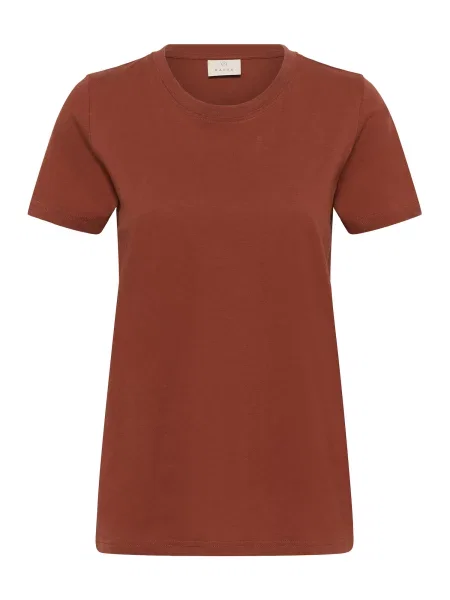 Kaffe Tricou KAMarin închis maro