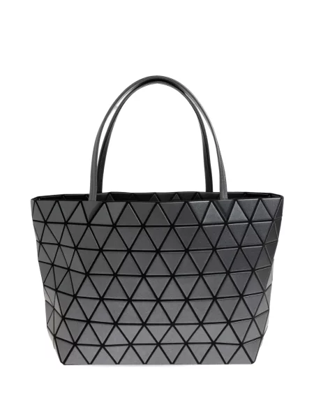Geantă shopper Bao Bao Issey Miyake cu imprimeu geometric gri