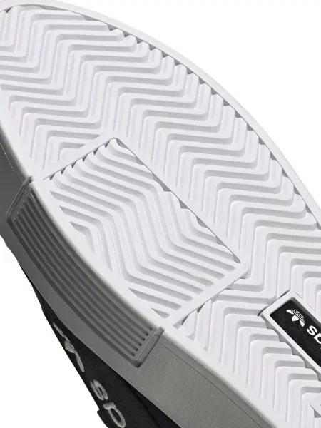 Top Adidas alergare cu decolteu în V alb