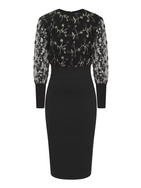 HotSquash Rochie mulate Emma bej negru