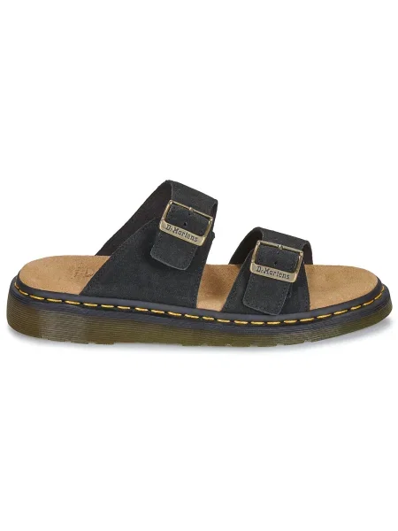 Semišové tenisky Dr. Martens čierna