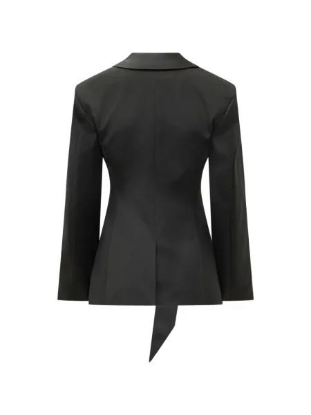 Sacou The Attico asimetric negru