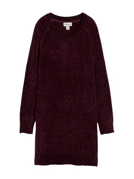 Bonprix Rochie tricotat roşu închis