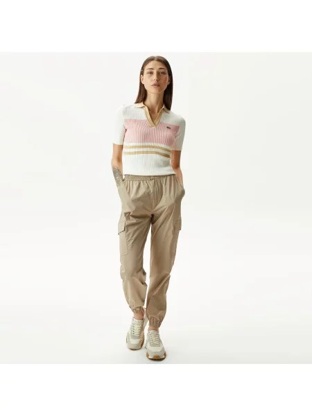 Lacoste Sweter Lacoste biały