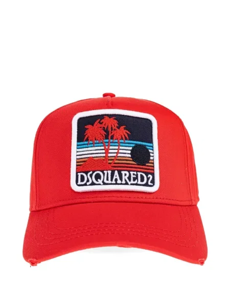 Șapcă Dsquared2 roșu