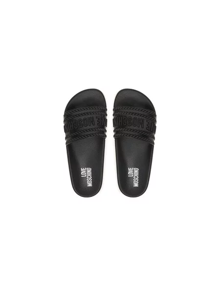 Šlepetės LOVE MOSCHINO juoda