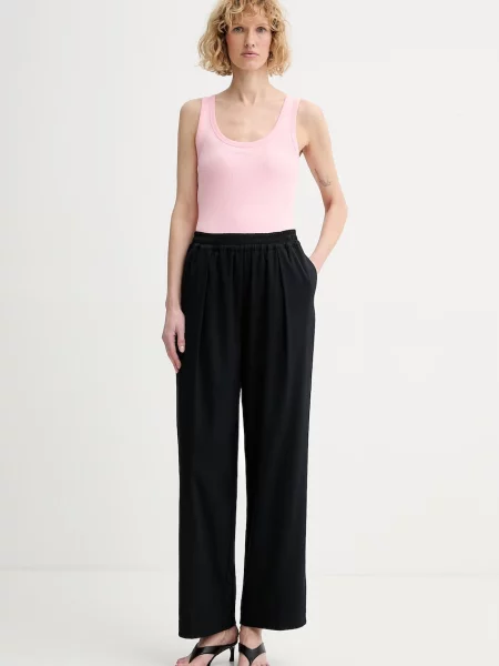 Calvin Klein top z elastanom roza