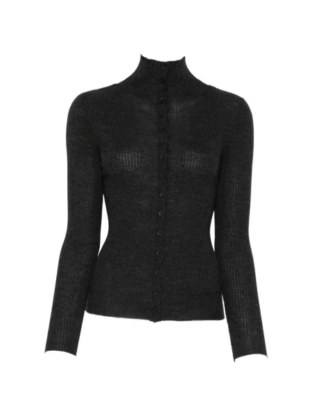 Cardigan Ivory Paris tricotate gri