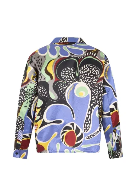 Lung cămașă Moschino cu imagine negru