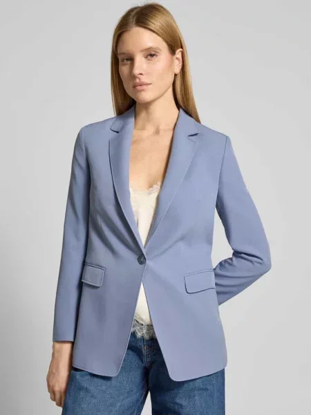 Dopasowany długi żakiet z kołnierzem z połami model Boss Orange