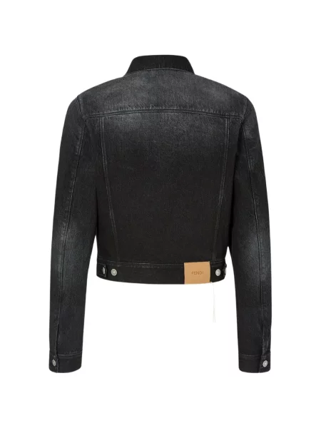 Geacă de blugi Fendi negru
