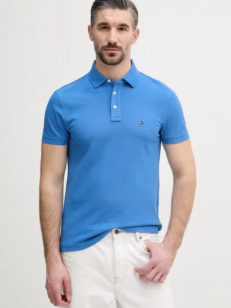 Tricou polo Tommy Hilfiger albastru