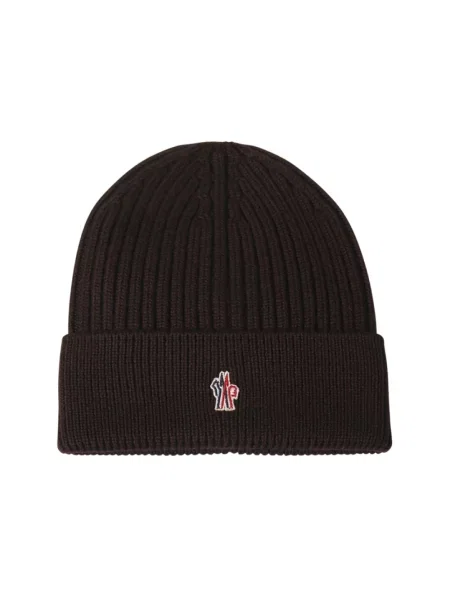 Czapka Moncler brązowa