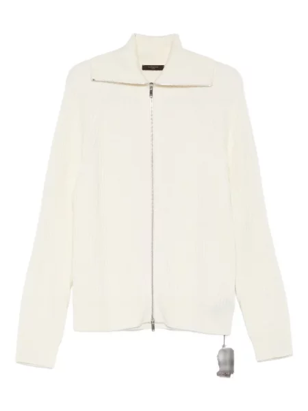 Cardigan Incotex alb