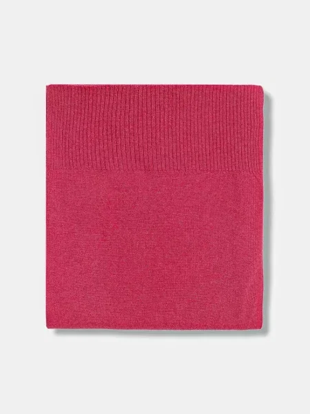 Шерстяной однотонный шарф United Colors Of Benetton черный