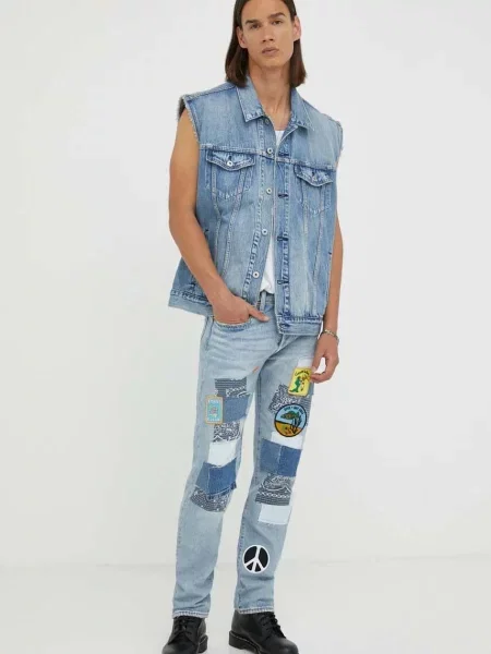 Levi's Rifľová vesta modrá