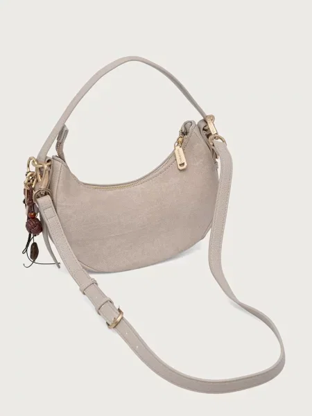 Замшевая сумка через плечо Valentino Bags