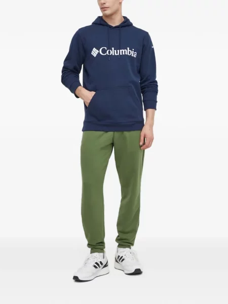 Hanorac cu glugă Columbia cu autograf albastru
