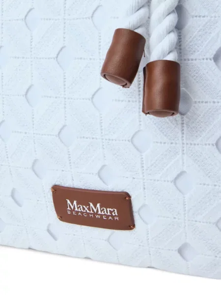 Geantă shopper Max Mara alb