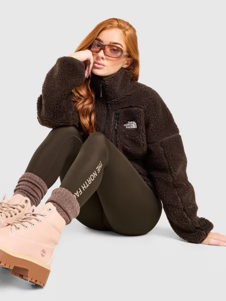 The North Face Polar W Hanagita Zip brązowa
