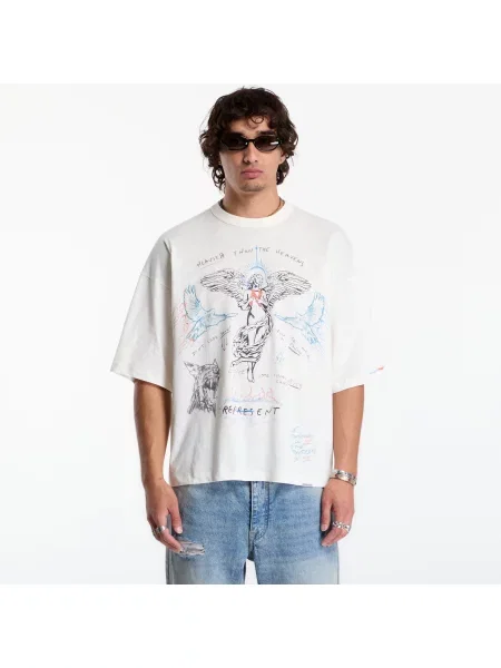 T-shirt Represent Heavier Than The Heavens T-Shirt UNISEX Antique White M biała