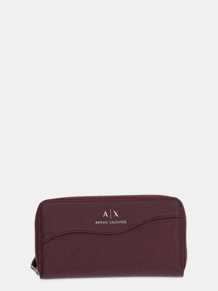 Портмоне Armani Exchange кафяво