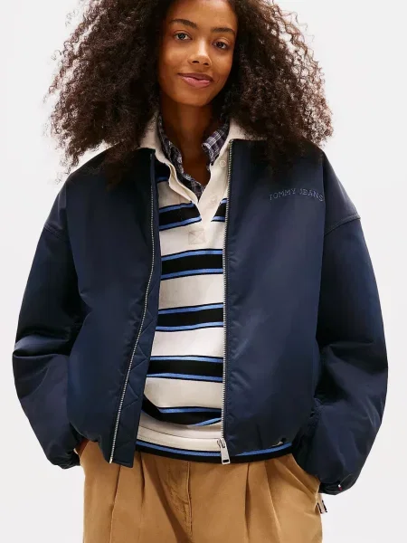 Джинсова куртка Tommy Jeans синя