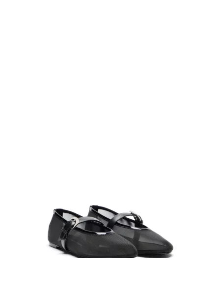 Balerinki Stuart Weitzman bez obcasa czarne